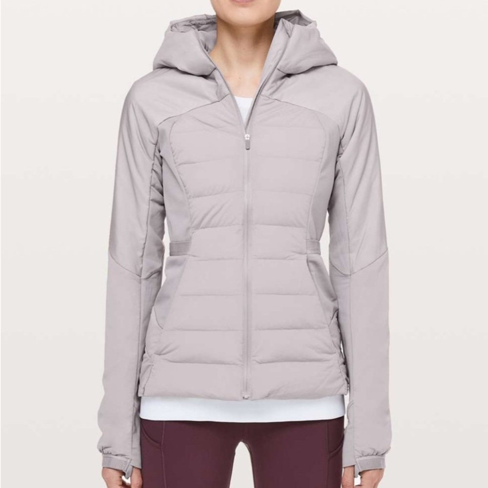 Lululemon Down For It All Jacket Dark Chrome
